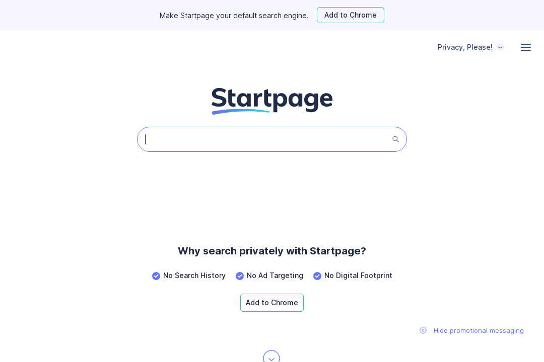 Screenshot Suchmaschine Startpage.com